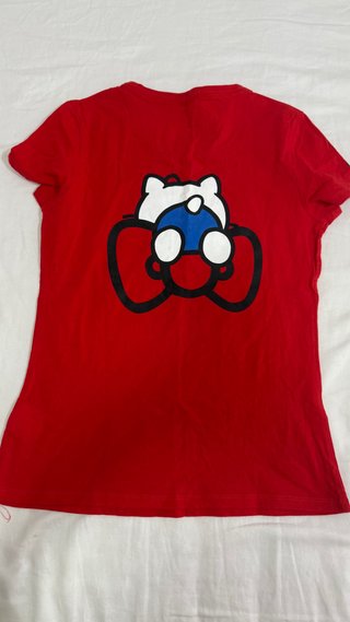 Camiseta Converse Hello Kitty XS Roja
