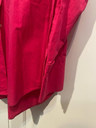 Camisa ancha Zara rosa fuerte