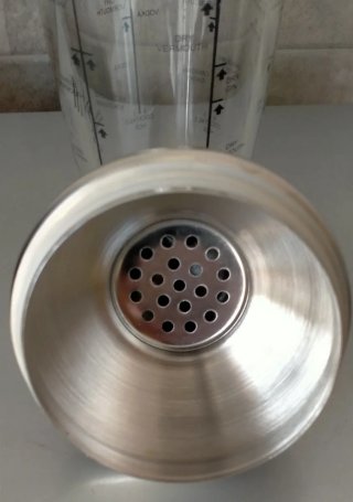 Shaker Cocktail Vintage Vetro Acciaio