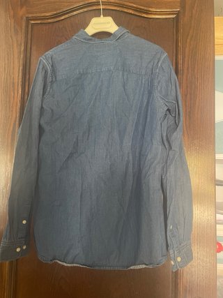 Camisa vaquera Massimo Dutti azul