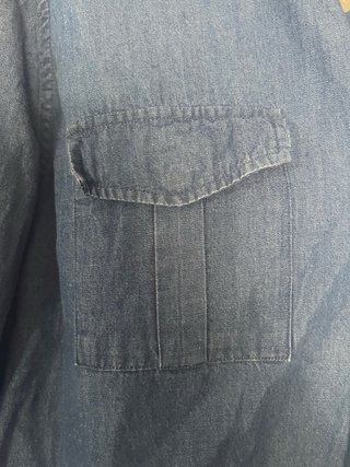 Camisa vaquera Massimo Dutti azul