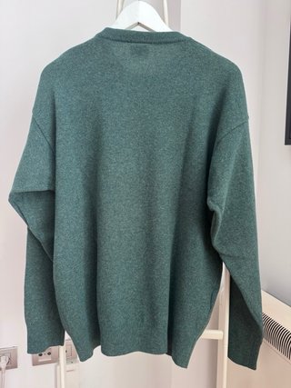 Jersey Lacoste verde lana