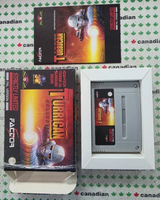 SNES Turrican Collection Strictly Limited PAL