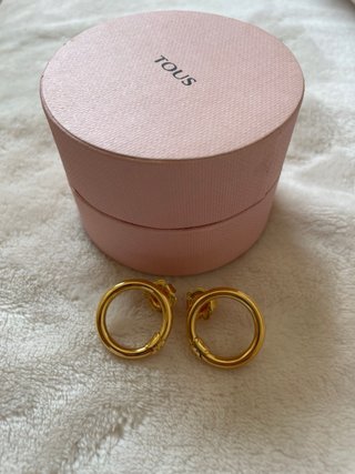 Pendientes Tous Aro Circunferencia 20mm color Oro