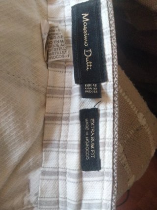 Pantalón Massimo Dutti Beige Talla 42