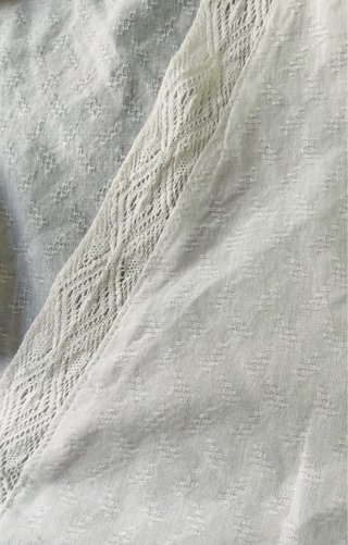 Blusa Springfield Blanca Encaje Talla M