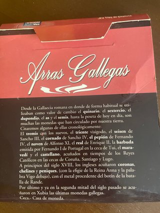 Arras de plata acuñadas