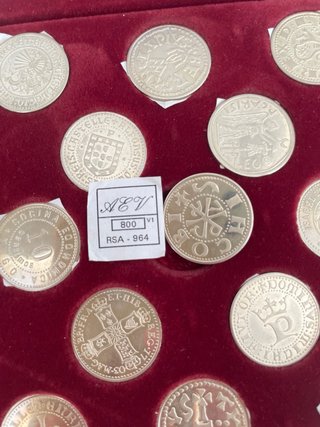 Arras de plata acuñadas