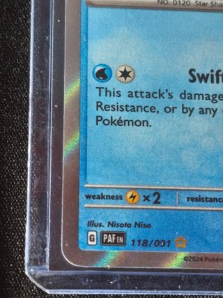Staryu Shiny PAF 118 NM Inglés