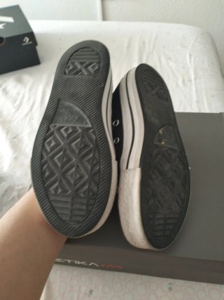 Converse Niña/Niño Negro y Blanco