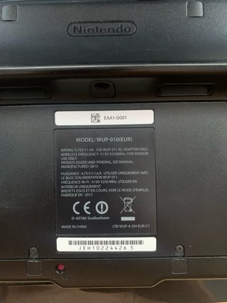 Nintendo Wii U Nera + Accessori