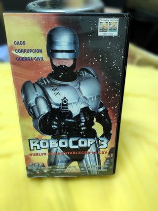 Lote 4 VHS Cine 90s RoboCop, Seven, Bodhi