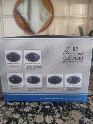 6 Dome Port para GoPro Hero 9