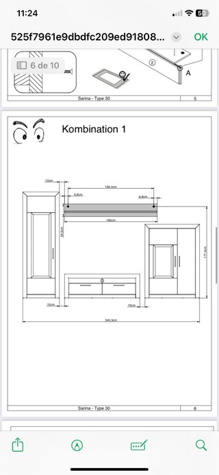 Estantería Dimaro Conforama Nueva