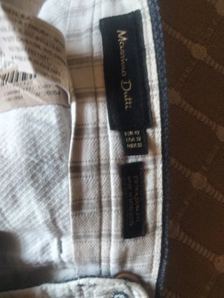 Pantalón Massimo Dutti Talla 42 Azul