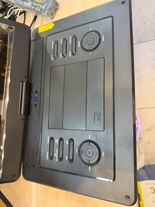 Reproductor de DVD portátil con TV integrada, 15.6
