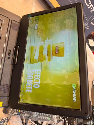 Reproductor de DVD portátil con TV integrada, 15.6