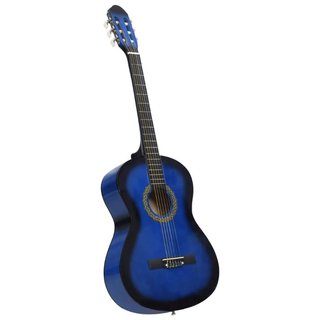 Chitarra Classica per Principianti con Custodia Blu 4/4 39