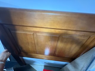 Cabecero de madera moderno