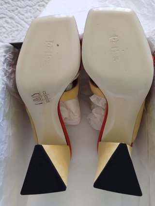 Pollini Sandali Sabot con tacco Multicolor EUR 36
