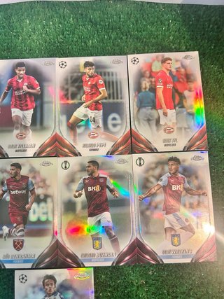 Lote refractor topps chrome
