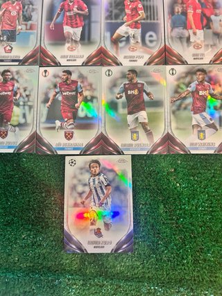 Lote refractor topps chrome