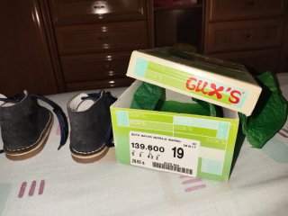 Botas serraje marino niño