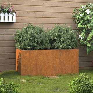 Fioriera 62x30x29 cm Acciaio Corten · Metallo · Vasi