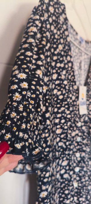 Vestido Midi verano Estampado. NUEVO con etiquetas
