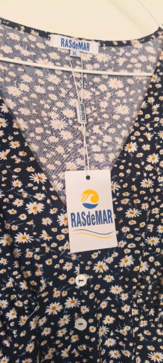 Vestido Midi verano Estampado. NUEVO con etiquetas