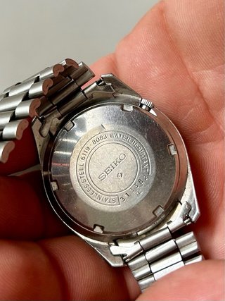Reloj Seiko Automático 6119-8083 Negro