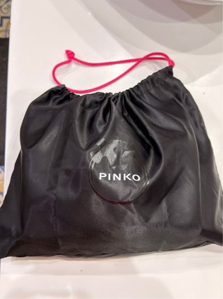 Borsa Pinko Love Birds in pelle fucsia