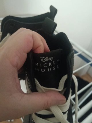 Botas Mickey Mouse Negras