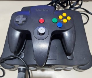 Consola Nintendo 64 Negra + Mando y Cables