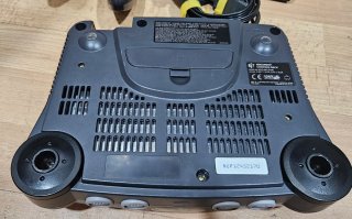 Consola Nintendo 64 Negra + Mando y Cables