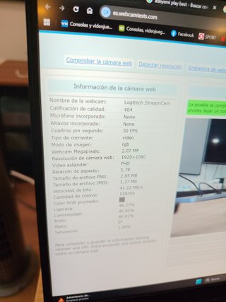 Cámara Logitech StreamCam Negra/Gris
