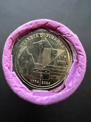 Moneta Rotolino 2 Euro Guardia di Finanza 2024
