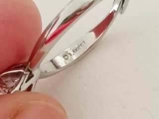 Anillo Plata 925 Moissanita Diamante