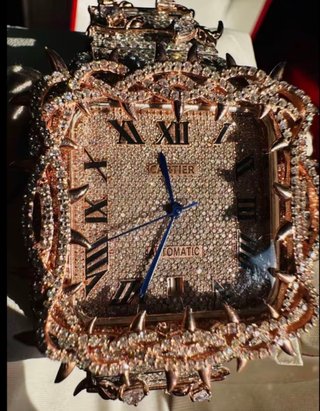 Reloj Cartier Santos Thorn Moissanite VVS