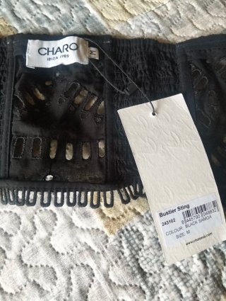 Corpiño Bustier Charo Ruiz Negro