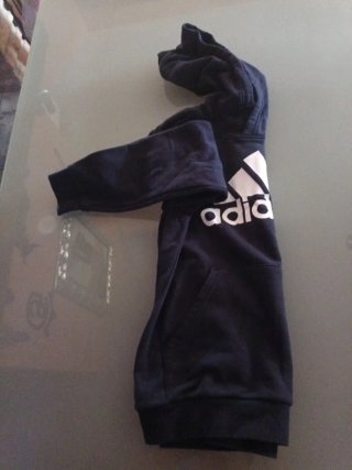 Sudadera Adidas Azul con Logo