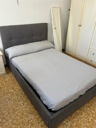 Letto contenitore 1 piazza e mezza + materasso