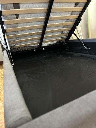 Letto contenitore 1 piazza e mezza + materasso