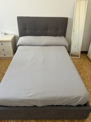 Letto contenitore 1 piazza e mezza + materasso