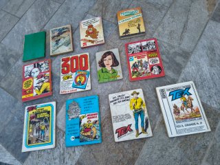 Lotto 12 Fumetti Vintage Anni 70/80 - Tex, Diaboli