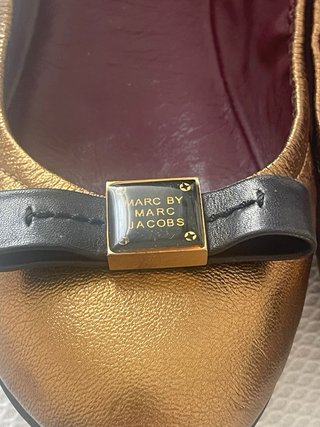 Bailarinas Piel Dorada Marc Jacobs T38
