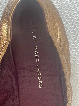 Bailarinas Piel Dorada Marc Jacobs T38
