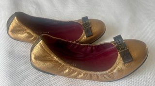 Bailarinas Piel Dorada Marc Jacobs T38