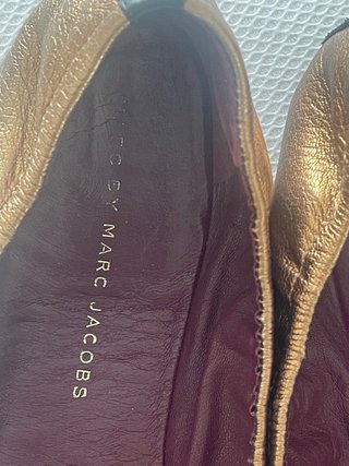 Bailarinas Piel Dorada Marc Jacobs T38