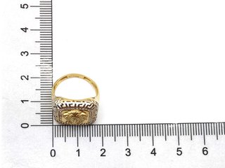 Sello Oro 18K Estilo Versace Medusa